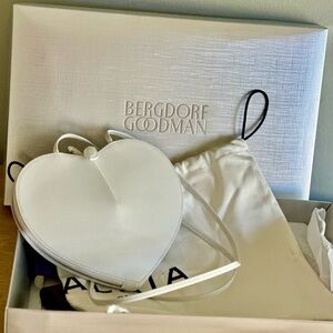 ✨ NWT ALAIA White Heart-Shaped Crossbody Bag ✨